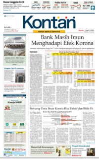 Image of [Newspaper] Kontan Pada Tanggal 2 April 2020