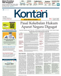 Image of [Newspaper] Kontan Pada Tanggal 15 April 2020
