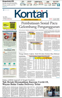 Image of [Newspaper] Kontan Pada Tanggal 13 April 2020